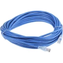 RS PRO Cat5e Ethernet Cable 10 m Blue RJ45 Male to RJ45 Male U/UTP PVC 30V 557-509
