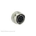 Souriau Sunbank by Eaton MIL Spec Circular Connector Male, 12 Way, Straight Cable, Black, Female Contacts, Nickel UT061412SH