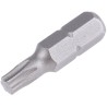 Bosch Screwdriver Bit T25 Torx 1/4 in Hex Drive 25 mm Extra Hard Star Bit 1 Piece 2607001615
