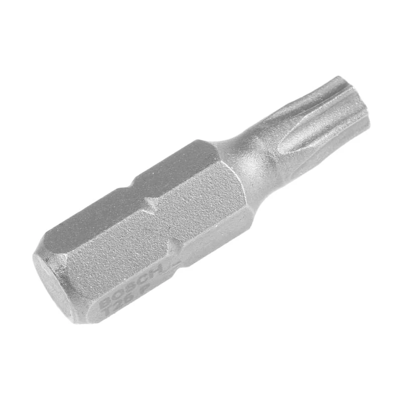 Bosch Screwdriver Bit T25 Torx 1/4 in Hex Drive 25 mm Extra Hard Star Bit 1 Piece 2607001615