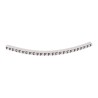 HellermannTyton Helagrip Slide-On Cable Marker, Pre-Printed 'F', PVC, 2 - 5mm Cable, Black Legend, White Marker, 901-10418