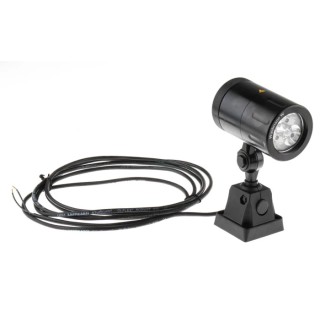 Waldmann SPOT LED - MCXFL 3 S LED Machine Light, 6 W, 24 V ac/dc, Rigid Adjustable Arm, IP67, 85 mm Arm 112459004-00082950