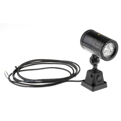 Waldmann SPOT LED - MCXFL 3 S LED Machine Light, 6 W, 24 V ac/dc, Rigid Adjustable Arm, IP67, 85 mm Arm 112459004-00082950