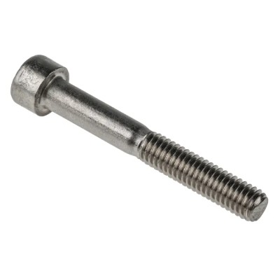 RS PRO Stainless Steel Hex Socket Cap Screw M6 x 45 mm, Plain Finish, DIN 912, 293-397