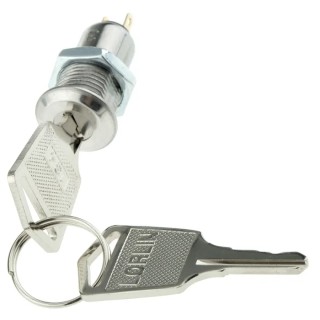 Lorlin Key Switch SPST 0.5A 2-Way Common Flat Key SKL-12-AS2