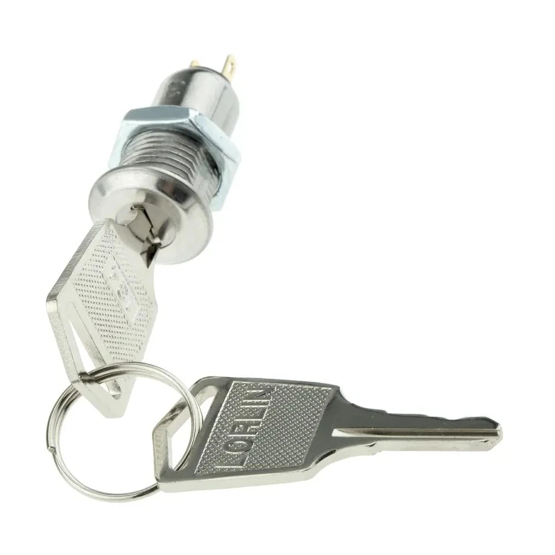Lorlin Key Switch SPST 0.5A 2-Way Common Flat Key SKL-12-AS2