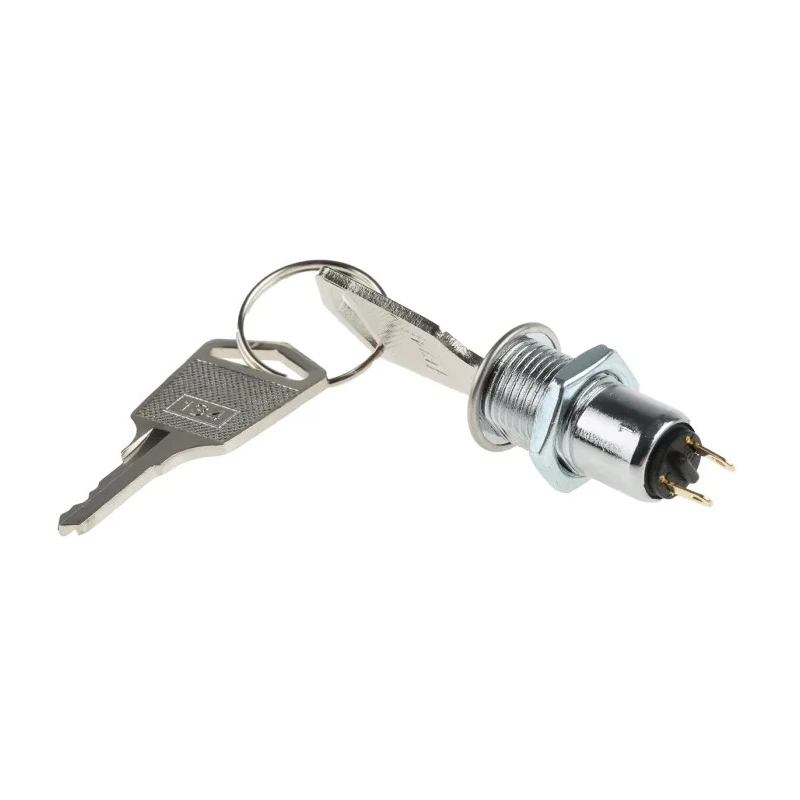 Lorlin Key Switch SPST 0.5A 2-Way Common Flat Key SKL-12-AS2