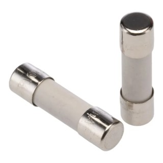 RS PRO 800mA T Ceramic Cartridge Fuse, 250V AC, 5.2 x 20 mm, Time Delay, High Breaking Capacity, 563-356