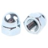 RS PRO Bright Zinc-Plated Stainless Steel Dome Nut M8, DIN 1587, A4 Grade 15mm Height 293-094