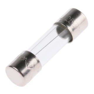 RS PRO Glass Cartridge Fuse 1.25A T 250V 5 x 20 mm Slow Blow Low Breaking Capacity 563-548