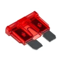 RS PRO Blade Car Fuse 10A, Red, 32V DC, Regular Size, PA66 Housing, Silver Alloy Terminal 563-744