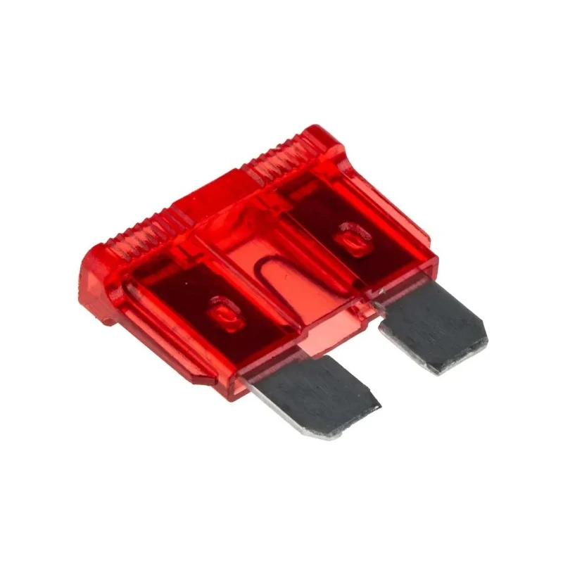RS PRO Blade Car Fuse 10A, Red, 32V DC, Regular Size, PA66 Housing, Silver Alloy Terminal 563-744