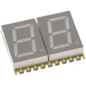 Kingbright Dual-Digit 7 Segment LED Display, Red, Surface Mount, Anode, 2 Characters, 27mcd Luminous Intensity KCDA04-105