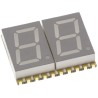 Kingbright Dual-Digit 7 Segment LED Display, Red, Surface Mount, Anode, 2 Characters, 27mcd Luminous Intensity KCDA04-105