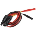 Staubli Test Lead Kit with MC4 Safety Sockets for Measuring Instruments, PVC Leads 150 cm, 32.1198-150-21 +32.1199-150-22