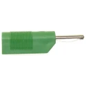 Hirschmann Test & Measurement Green Male Banana Plug 4 mm Screw Termination 60V DC 30A Nickel Plating 930435104