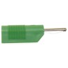Hirschmann Test & Measurement Green Male Banana Plug 4 mm Screw Termination 60V DC 30A Nickel Plating 930435104