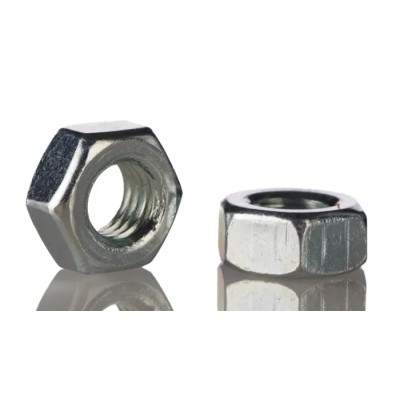 RS PRO Zinc Plated Steel Hex Nut M3, Full Type, DIN 934 Standard, 2.4mm Height 560-293