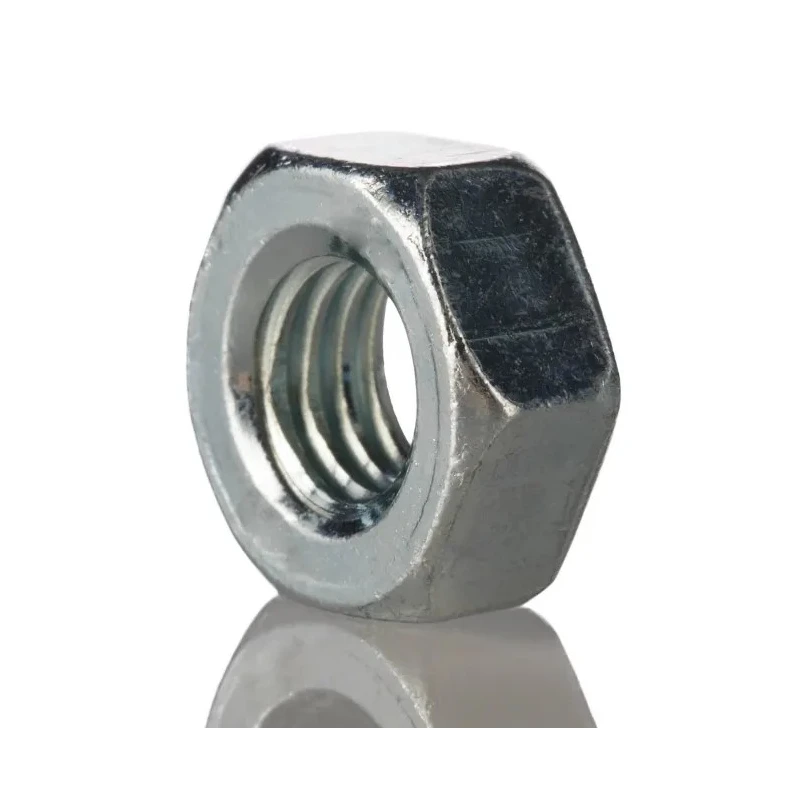 RS PRO Zinc Plated Steel Hex Nut M3, Full Type, DIN 934 Standard, 2.4mm Height 560-293