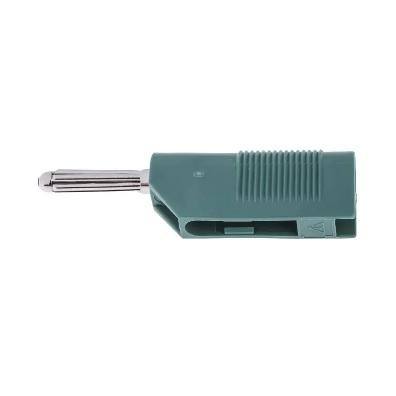 Hirschmann Test & Measurement Green Male Banana Plug 4 mm, Screw Termination, 60V DC 30A Nickel Plated Brass, Model 930729104
