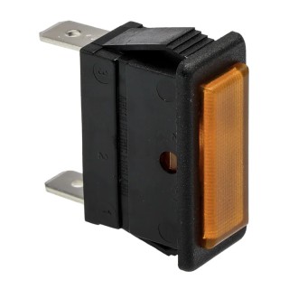 Arcolectric (Bulgin) Ltd Panel Mount Indicator, Orange, 250V, 16A, Solder Tab, Prominent Bezel, C0430ATNAE