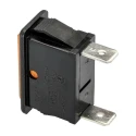 Arcolectric (Bulgin) Ltd Panel Mount Indicator, Orange, 250V, 16A, Solder Tab, Prominent Bezel, C0430ATNAE