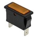 Arcolectric (Bulgin) Ltd Panel Mount Indicator, Orange, 250V, 16A, Solder Tab, Prominent Bezel, C0430ATNAE