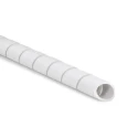 HellermannTyton Spiral Cable Wrap Polyethylene 4–20 mm Cable Diameter SBPEFR Series 30m White 305-481