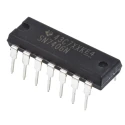 Texas Instruments SN7406N Inverter IC, 6-Channel TTL Open Collector, 14-Pin PDIP