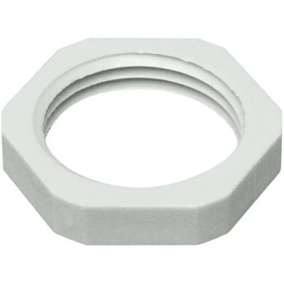 SIB Grey Fibreglass Reinforced Polyamide Cable Gland Locknut M16 Thread G4316010
