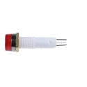 Arcolectric (Bulgin) Ltd 0277 Series Panel Mount Indicator Red, 230V AC, Solder Tab, IP67, Chrome Bezel C027700NAO