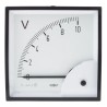 HOBUT D96 Series Analogue Voltmeter, DC, 92 mm x 92 mm Panel Meter D961MCS10V/2-001