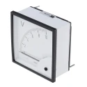 HOBUT D96 Series Analogue Voltmeter, DC, 92 mm x 92 mm Panel Meter D961MCS10V/2-001