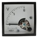 HOBUT Analogue Voltmeter DC, 45 mm × 45 mm, Panel Mount, Accuracy Class 1.5, IEC, D48 Series D481MCS10V/2-002