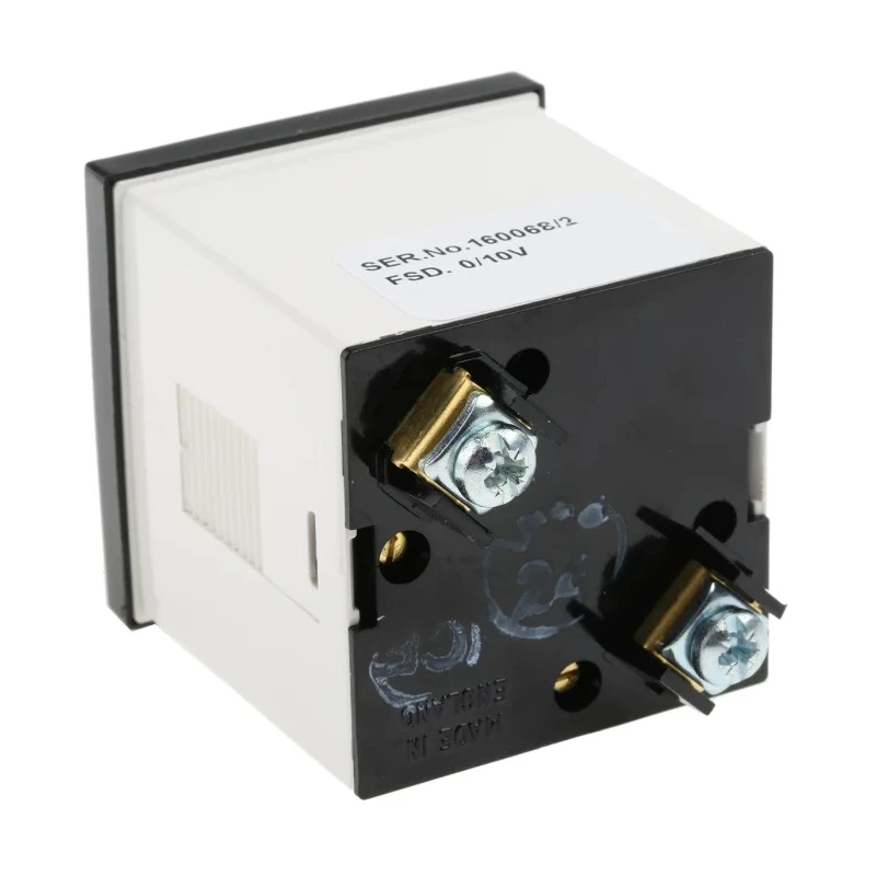 HOBUT Analogue Voltmeter DC, 45 mm × 45 mm, Panel Mount, Accuracy Class 1.5, IEC, D48 Series D481MCS10V/2-002
