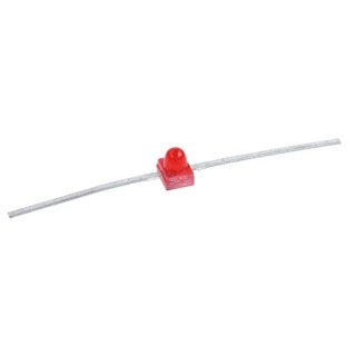 Broadcom Red Subminiature Through Hole LED 1.8V, 30mA, HLMP-6300