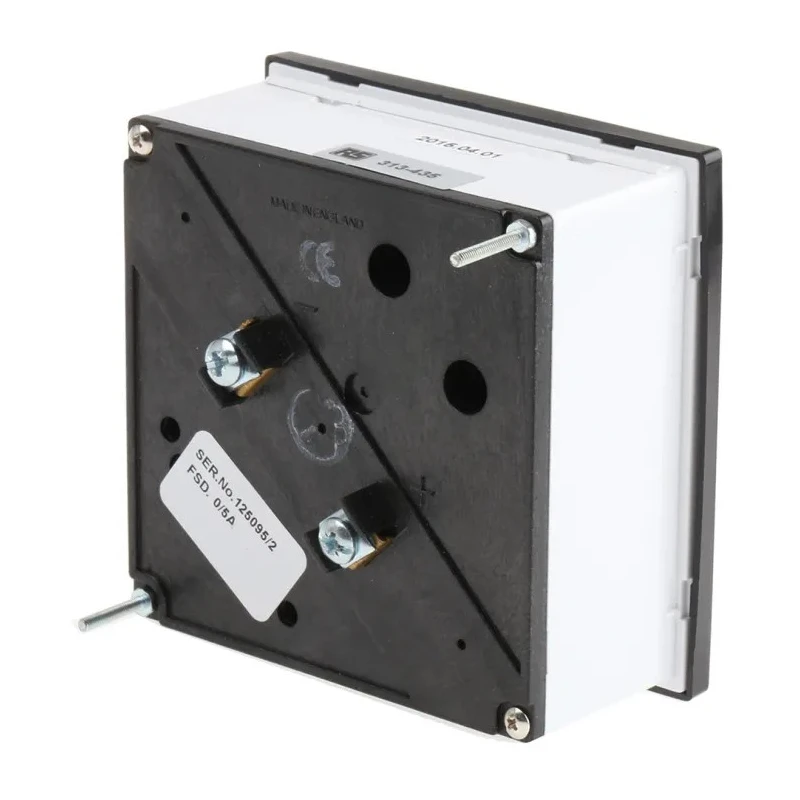 HOBUT Analogue Panel Ammeter 100 A AC, Moving Iron, 96 mm x 96 mm, Class 1.5 D96SD