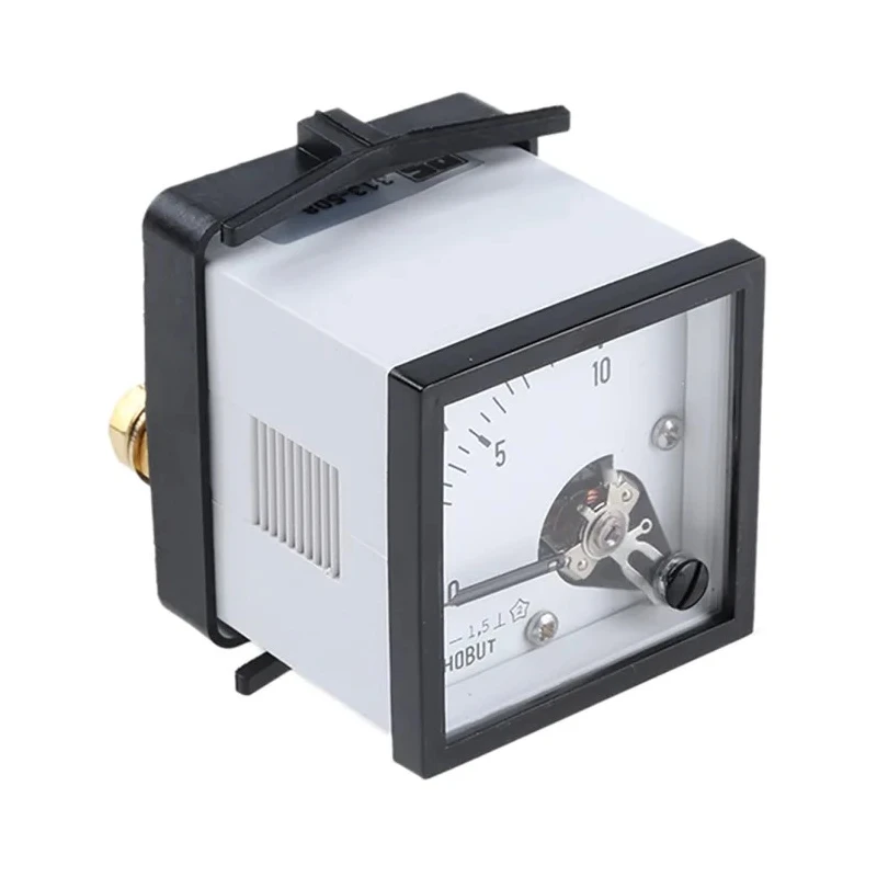 HOBUT Analogue Panel Ammeter 100 A DC, Class 1.5, Moving Coil, 48 mm × 48 mm D48MC