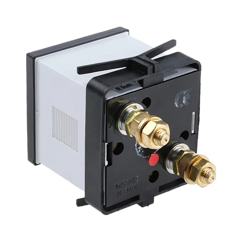 HOBUT Analogue Panel Ammeter 100 A DC, Class 1.5, Moving Coil, 48 mm × 48 mm D48MC