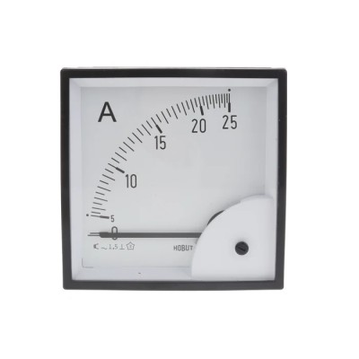 HOBUT Analogue Panel Ammeter 100 A AC, 96 mm x 96 mm, Class 1.5, Moving Iron D96SD