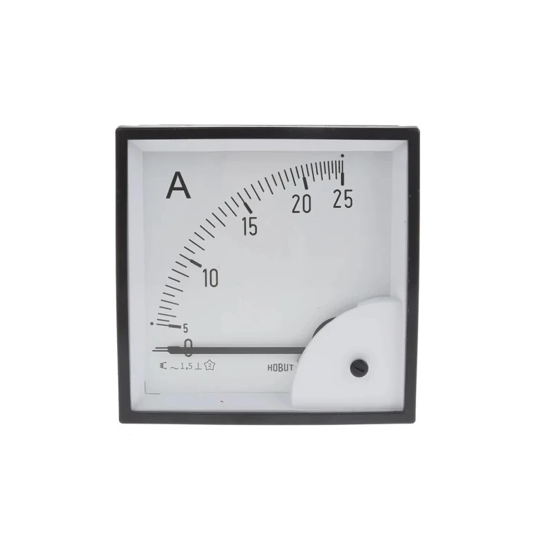 HOBUT Analogue Panel Ammeter 100 A AC, 96 mm x 96 mm, Class 1.5, Moving Iron D96SD