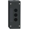 Schneider Electric Harmony XALG Push Button Enclosure, 3 Cutouts, 22 mm Diameter, IP66/IP67/IP69K, Black Plastic XALG03