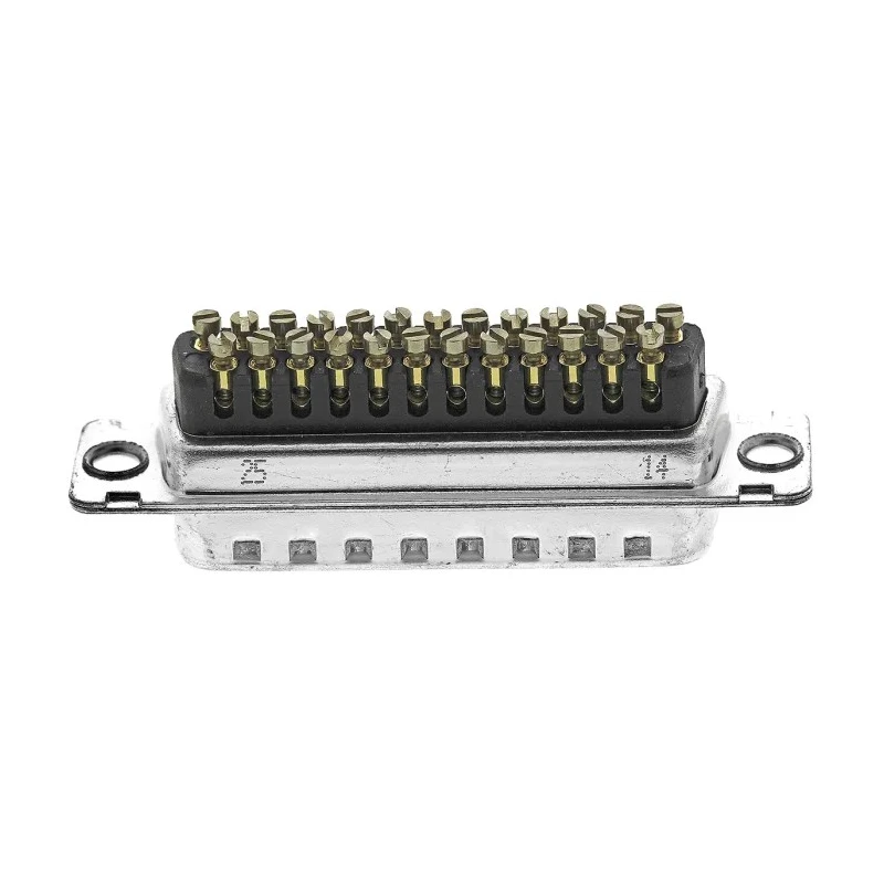 Amphenol Communications Solutions L717D B25P ST 25 Way Straight Male D-Sub Cable Connector, 2.76mm Pitch, 300V, 7.5A