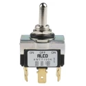 TE Connectivity Toggle Switch Panel Mount On-Off-On DPDT Tab Terminal 30 V DC IP67 Brass Actuator AWTT1504