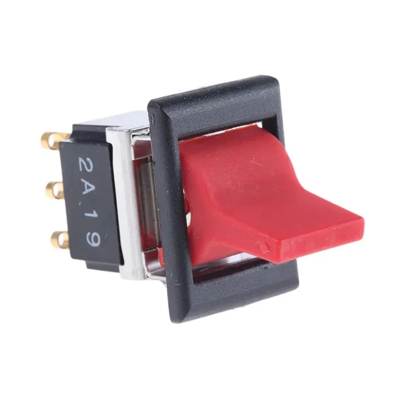 TE Connectivity DPDT Latching On-None-On Rocker Switch Panel, Aluminium, 6A, 250V AC, Panel Mount FLN19-RED04