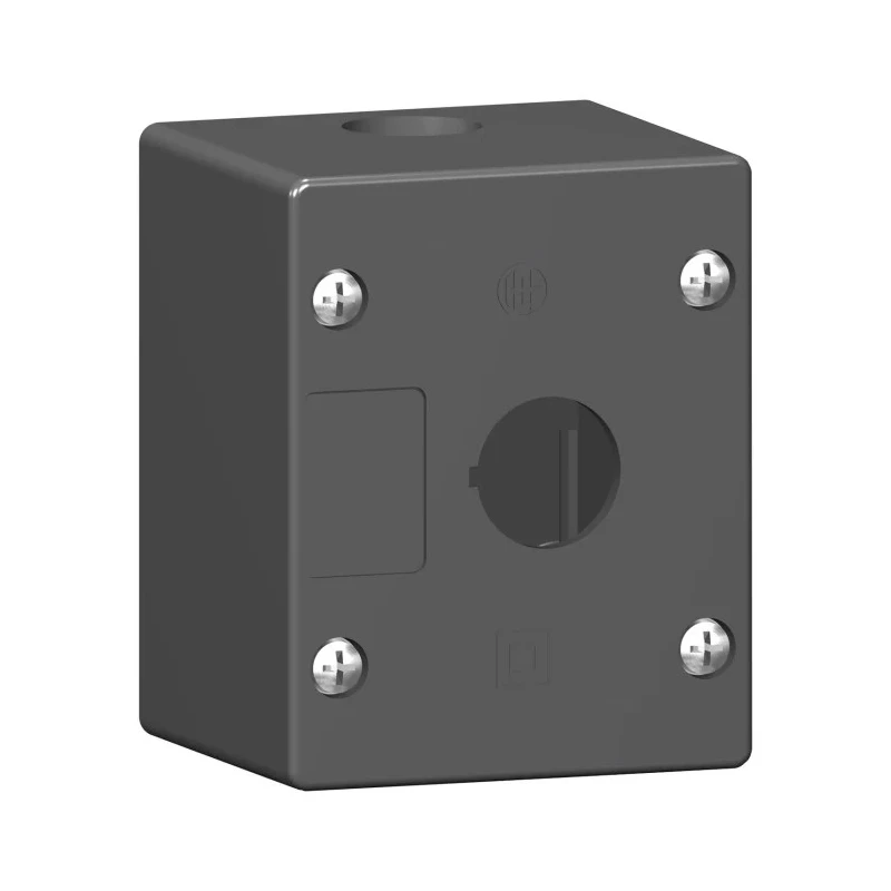 Schneider Electric Harmony XALG Push Button Enclosure, Black Polyamide, 1 Hole, 22mm Cutout, IP66/IP67/IP69K, XALG01