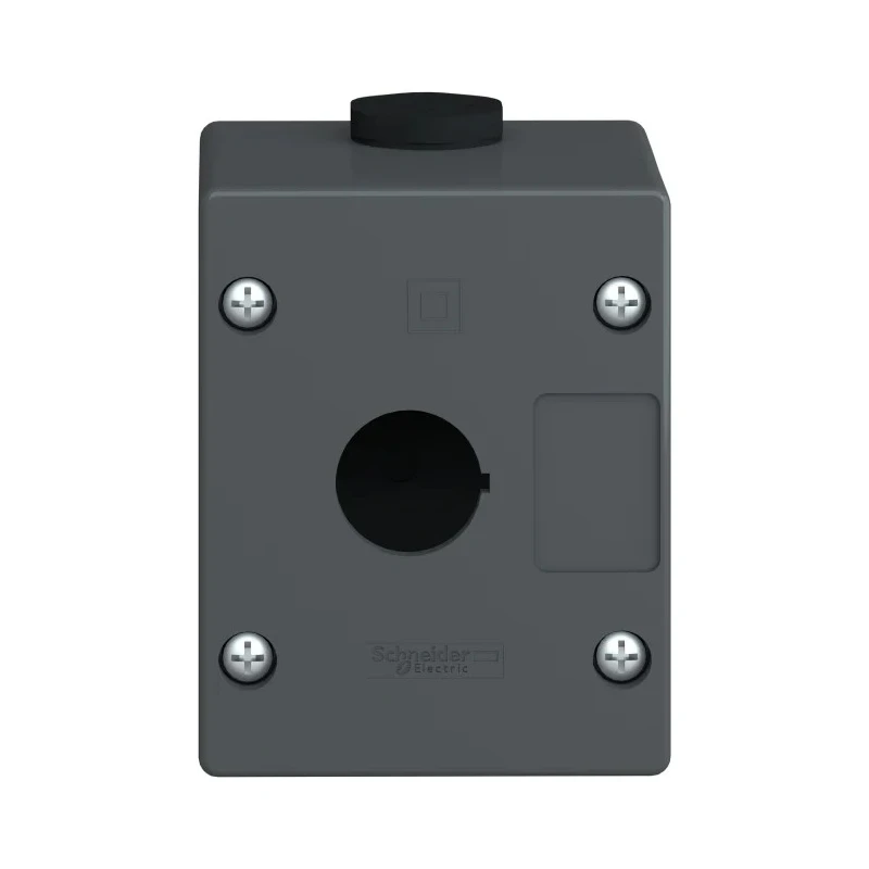 Schneider Electric Harmony XALG Push Button Enclosure, Black Polyamide, 1 Hole, 22mm Cutout, IP66/IP67/IP69K, XALG01