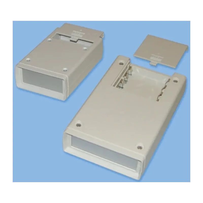 OKW Shell-Type Case Series White ABS Handheld Enclosure, Integral Battery Compartment, IP65, 190 mm x 45 mm x 138 mm 