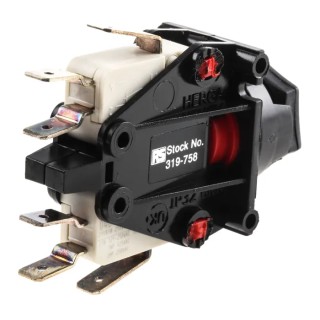 RS PRO Panel Mounted Latching Air Switch 687 Series 1 NO/1 NC 319-758