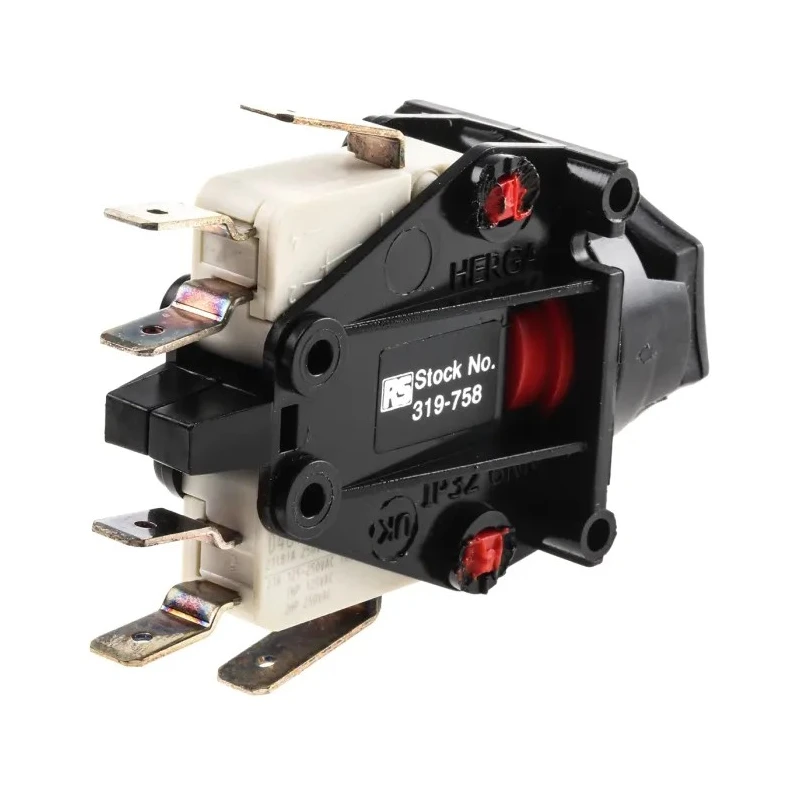 RS PRO Panel Mounted Latching Air Switch 687 Series 1 NO/1 NC 319-758